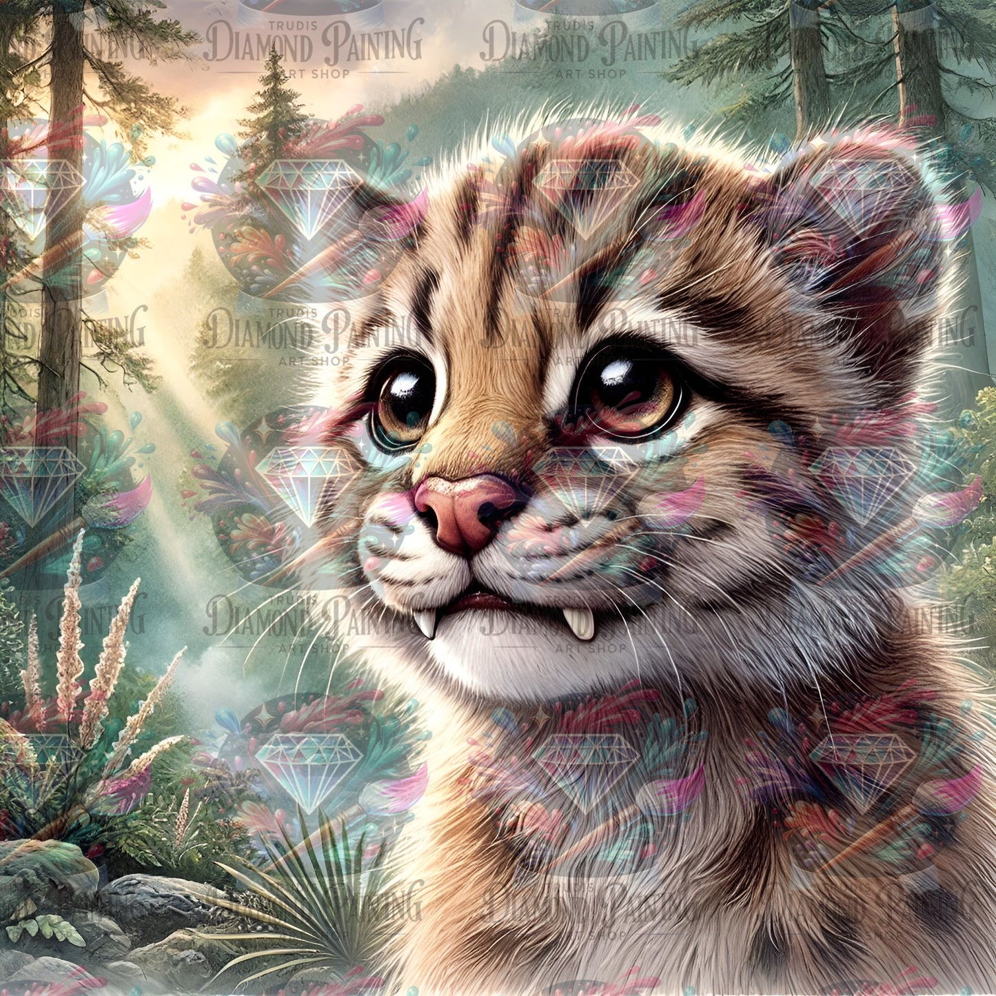 Diamond Painting Tiny Tooth ©MoozyJo.ai