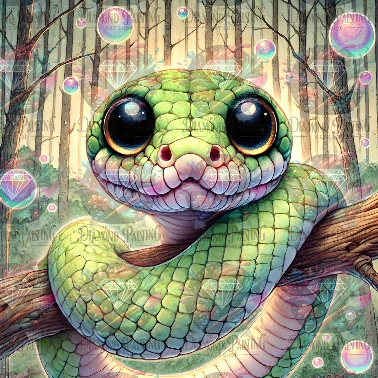 Diamond Painting Trance Tree ©MoozyJo.ai