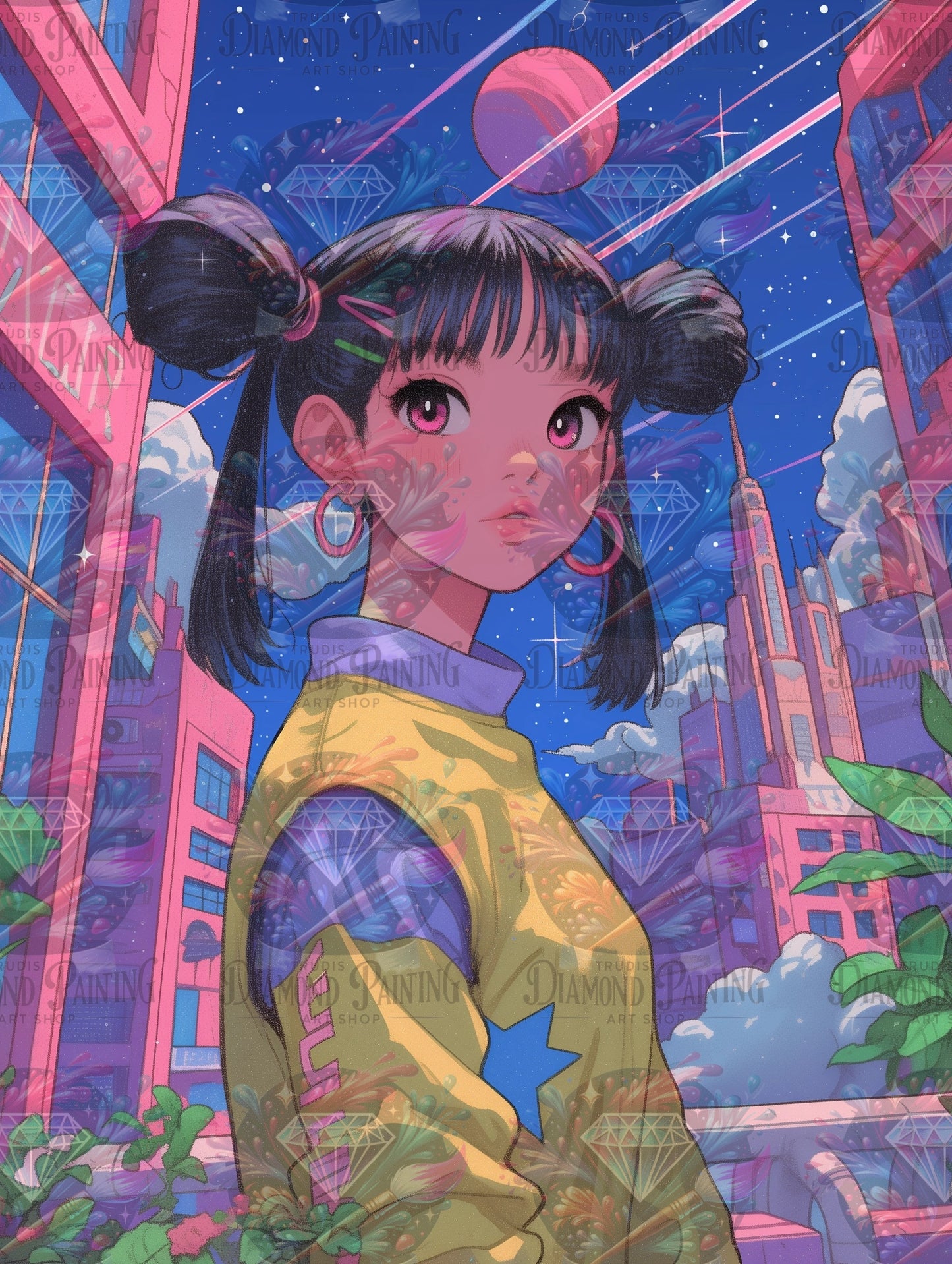 Diamond Painting Urban Kosmos ©salzkatze.ai