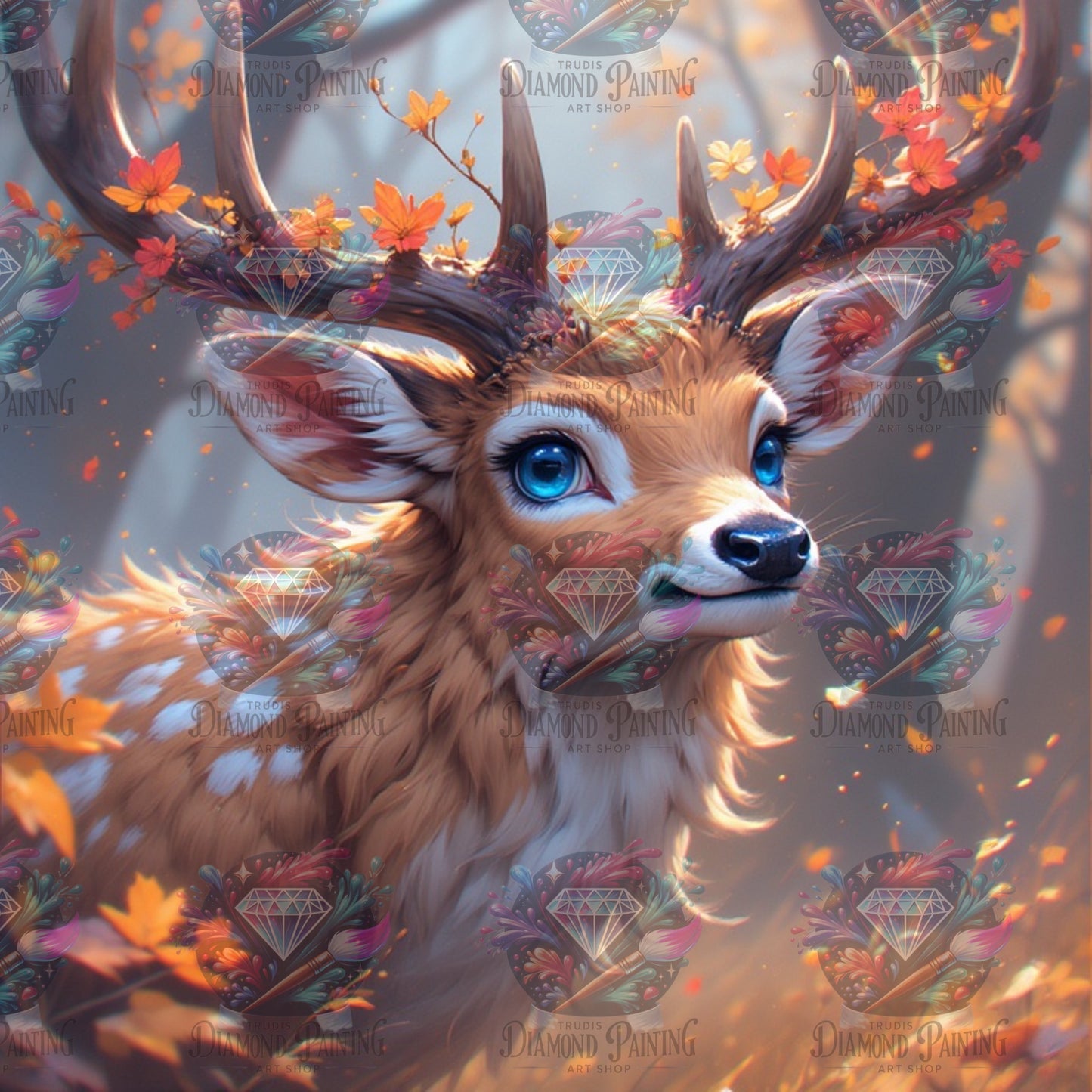 Diamond Painting Wild Majesty im Frost von Lexxy Ai