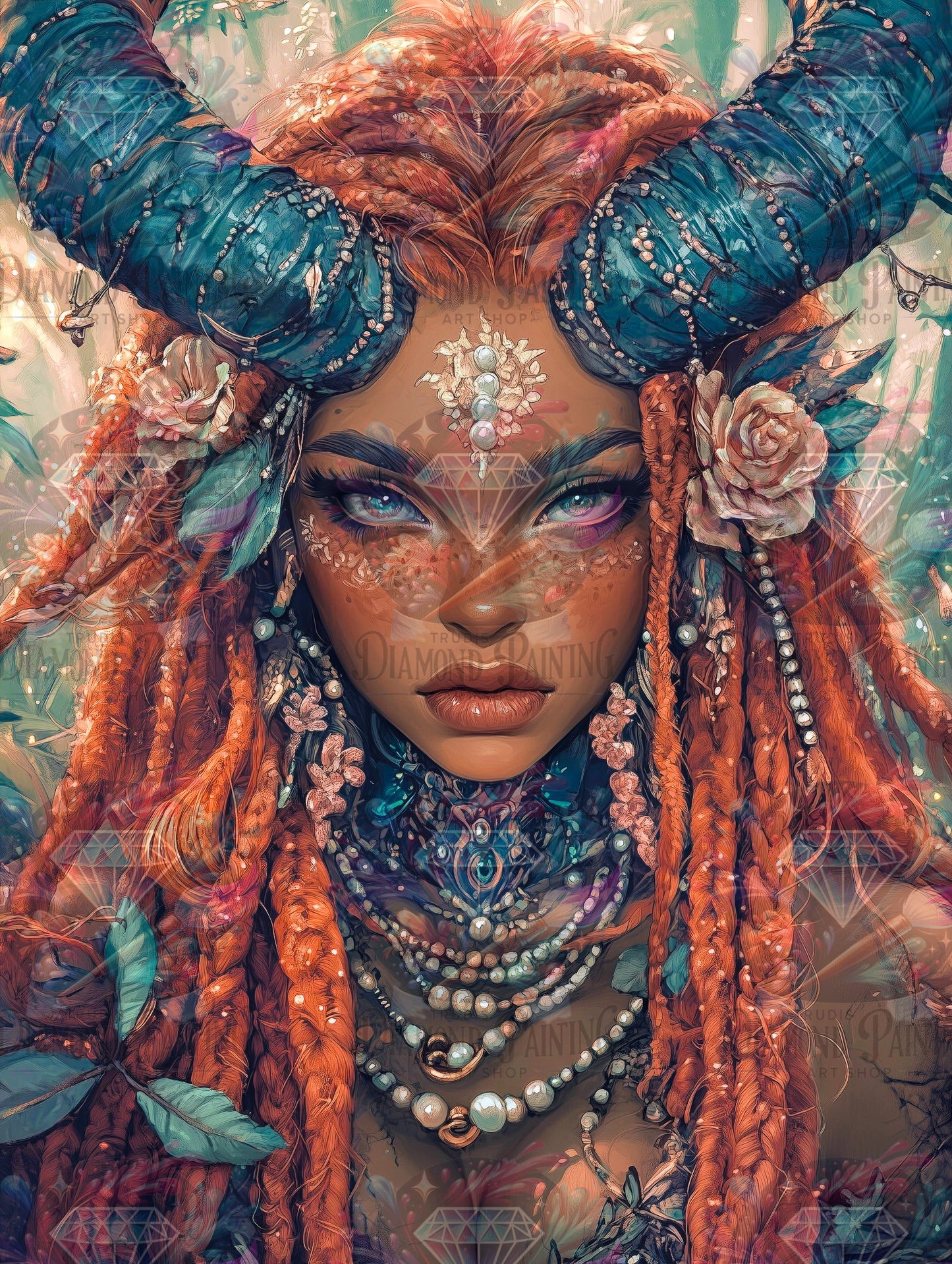 Diamond Painting Woodland Queen ©salzkatze.ai