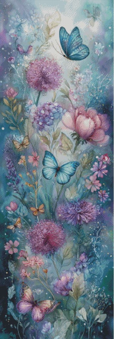 Diamond Painting Blumenzauber von Salzkatze.ai