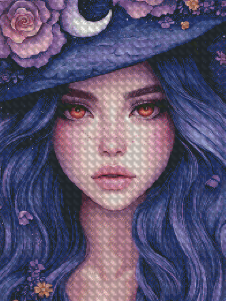 Diamond Painting Trägerin des Mondsiegels von Trudis_ai_art
