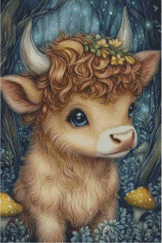 Diamond Painting Flaum des Morgentaus von Trudis_ai_art