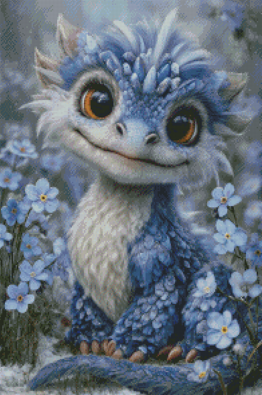 Diamond Painting Melodie des Winters von Salzkatze.ai