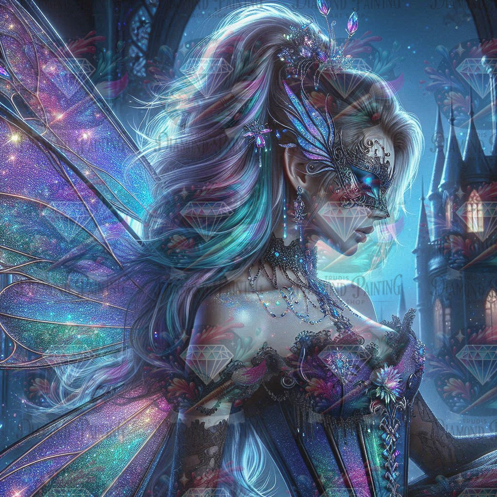 Diamond Painting Moonlit Gothic Enchantress ©Lexxy Ai