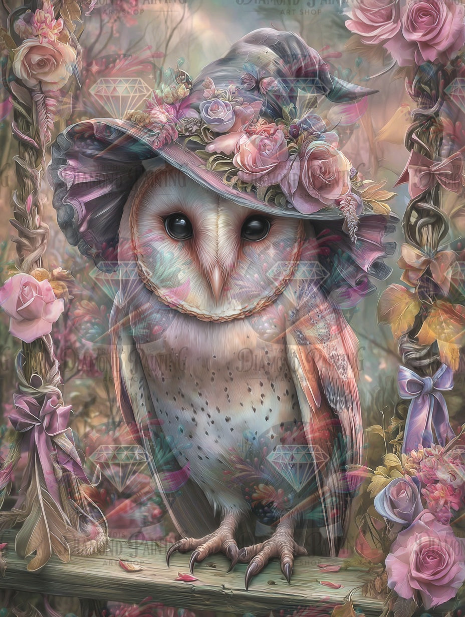 Diamond Painting Die Blumenseherin der stillen Wälder ©trudis_ai_art