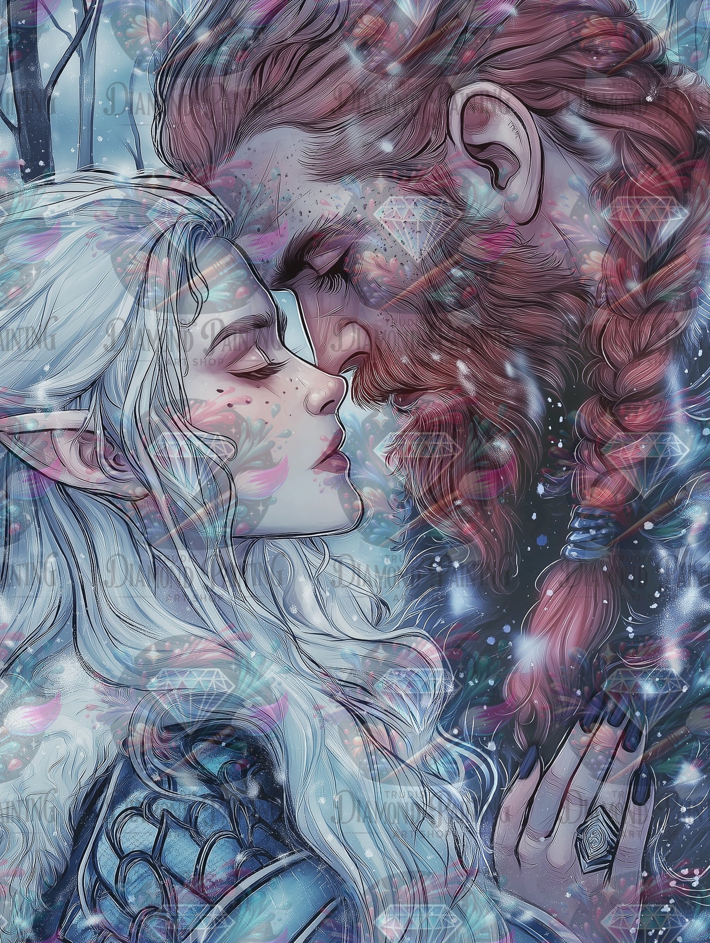Diamond Painting Whispers of the Eternal Frost ©trudis_ai_art
