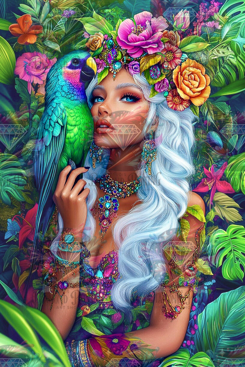 Diamond Painting Aurora der Tropenmagie ©sandrietta_ai