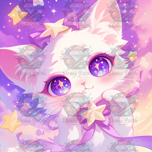 Diamond Painting Galaktische Samtpfote von Sakura.cherry.ai