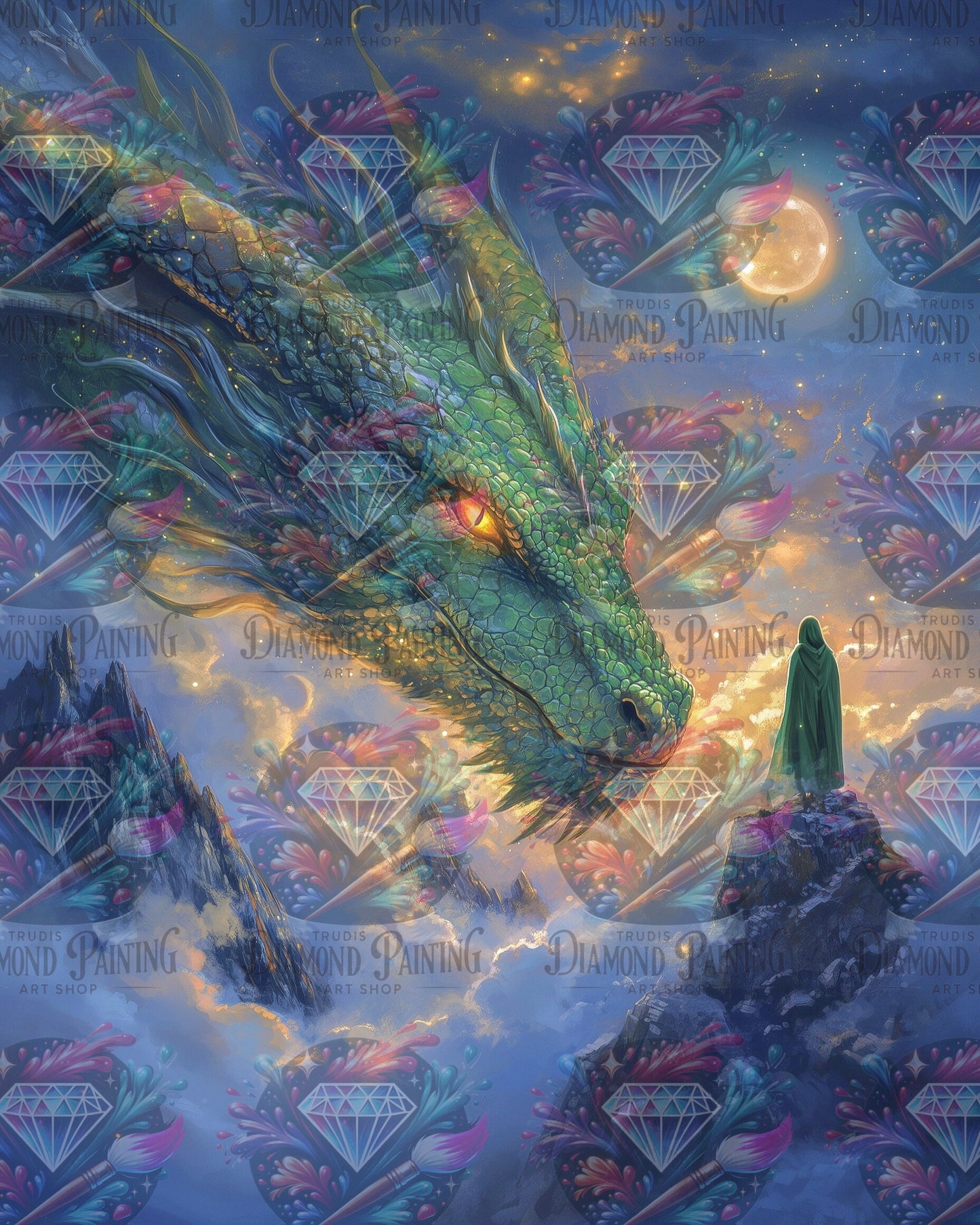 Diamond Painting Guardian Of The Skies ©salzkatze.ai