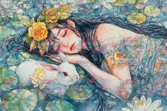 Diamond Painting Im Traum des Wassergartens von Sakura.cherry.ai