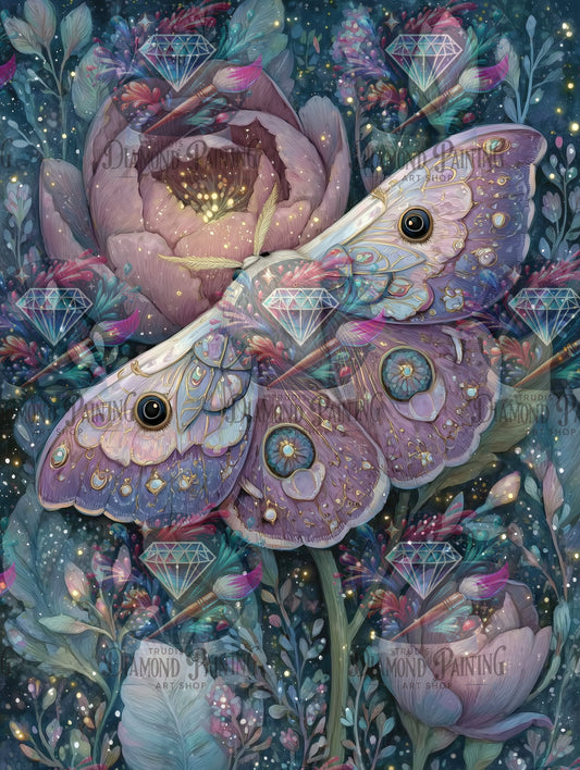 Diamond Painting Stille Eleganz der Nacht ©salzkatze.ai