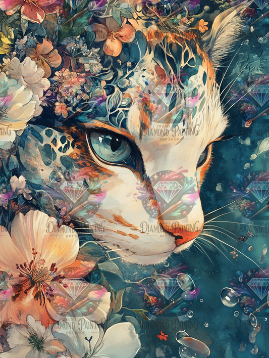 Diamond Painting Florales Geheimnis der Wildnis von Sakura.cherry.ai