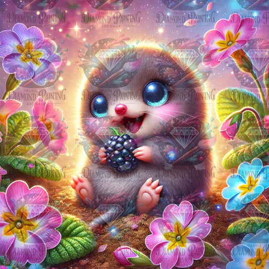 Diamond Painting Zwischen Blüten und Beeren ©sandrietta_ai