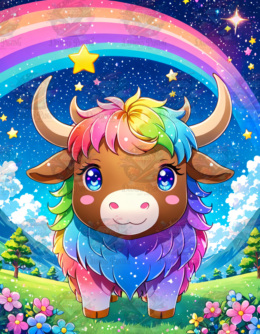 Rainbow Buffalo ©sakura.cherry.ai