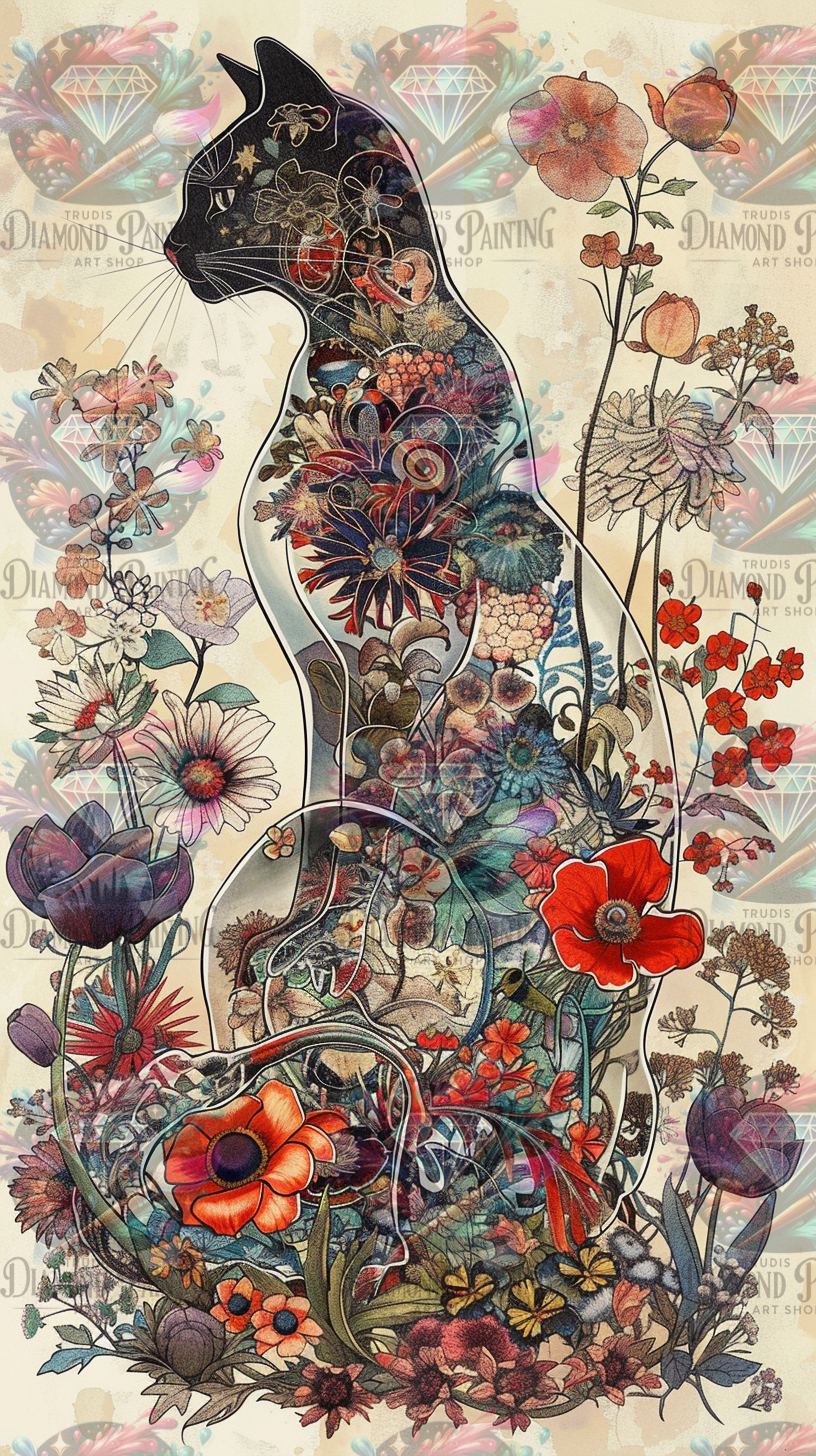 Diamond Painting Die Seele des Garten von Sakura.cherry.ai