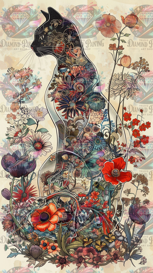 Diamond Painting Die Seele des Garten von Sakura.cherry.ai