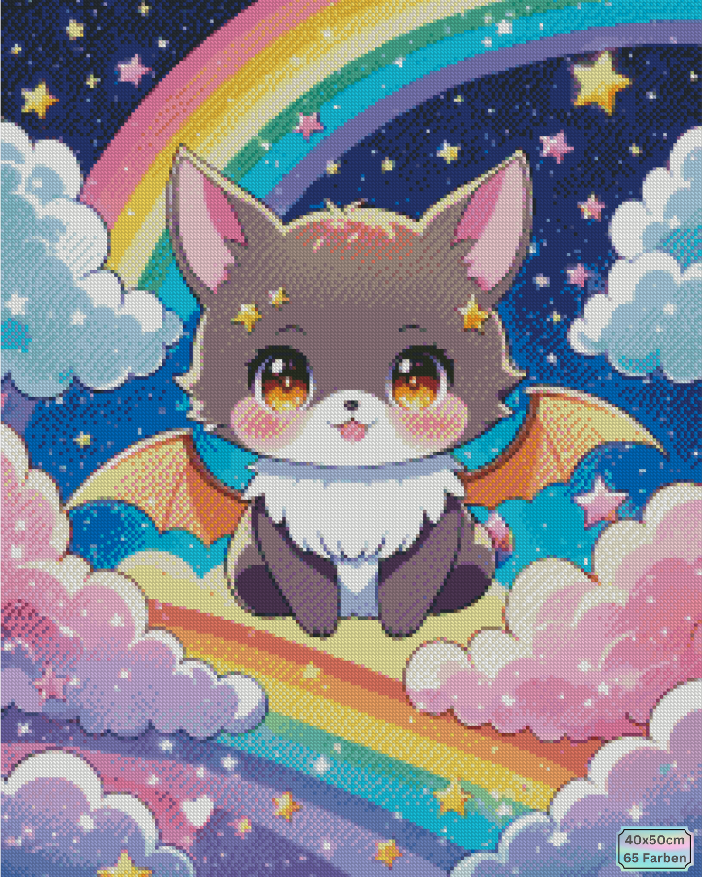 Rainbow Bat ©sakura.cherry.ai