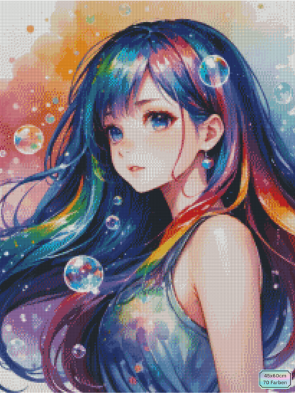 In The Colorful Water Dream ©sakura.cherry.ai