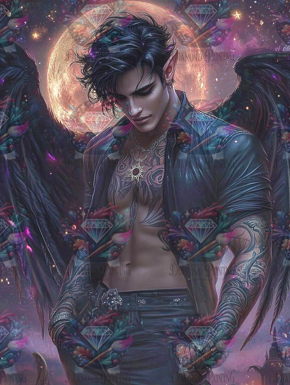 Diamond Painting Lord der stillen Nacht von Sandrietta_ai