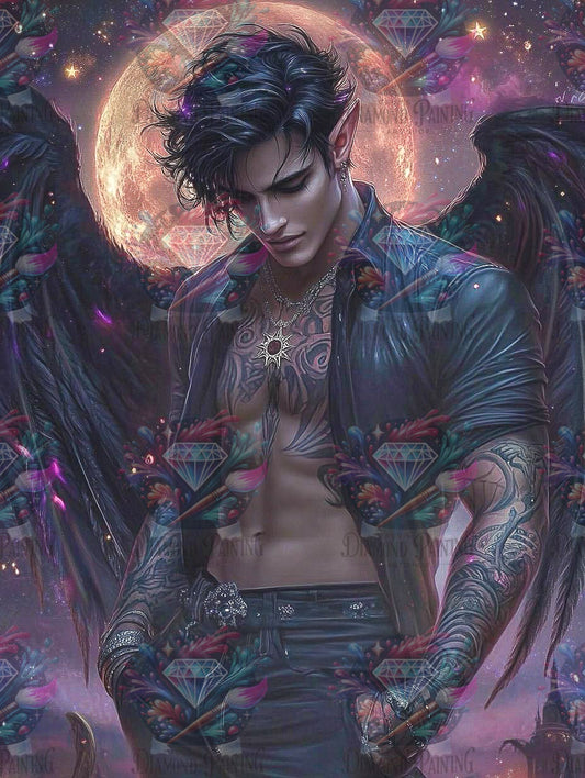 Diamond Painting Lord der stillen Nacht von Sandrietta_ai