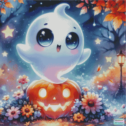 Midnight Pumpkin Ghost ©finira_artist