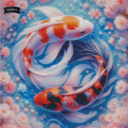 Diamond Painting Pond Of Duality von MoozyJo.ai