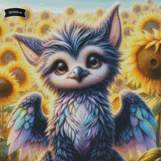 Diamond Painting Golden Sunflowers von MoozyJo.ai