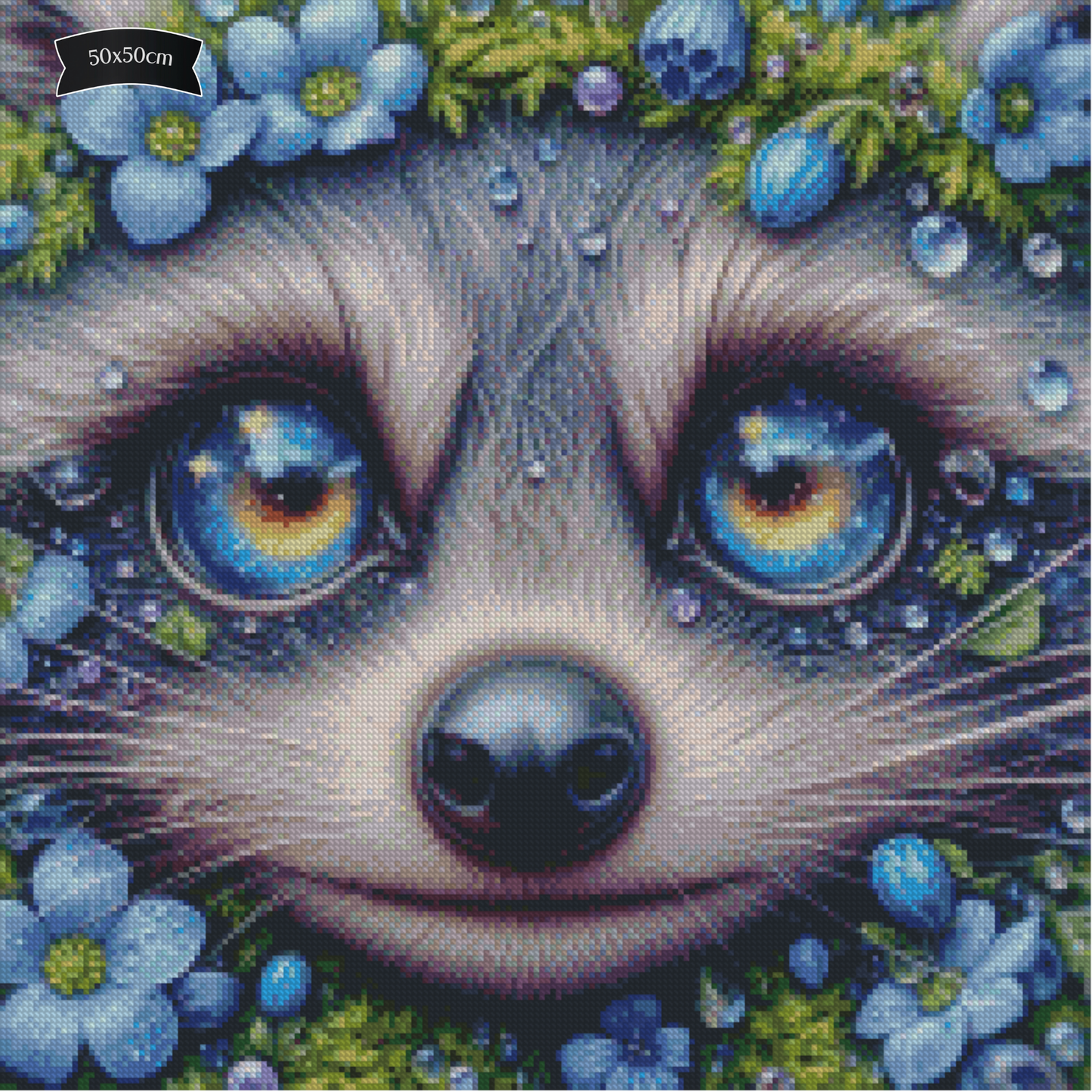 Diamond Painting Blaublütenblick von Sandrietta_ai