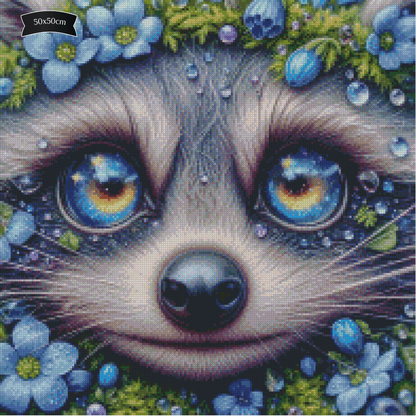 Diamond Painting Blaublütenblick von Sandrietta_ai