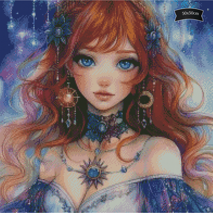 Diamond Painting Selene Nightwhisper ©finira_artist