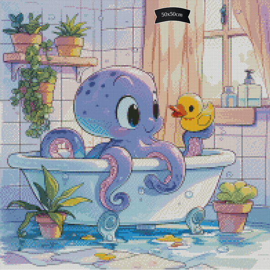 Diamond Painting Schaumige Abenteuer von Salzkatze.ai