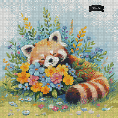 Diamond Painting Kuschelige Blütenzeit von Salzkatze.ai