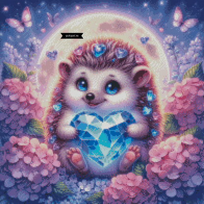 Moonlit Hedgehog ©sandrietta_ai