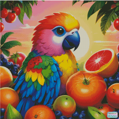 Cute Fruit Parrot ©linchens_bunte_welt