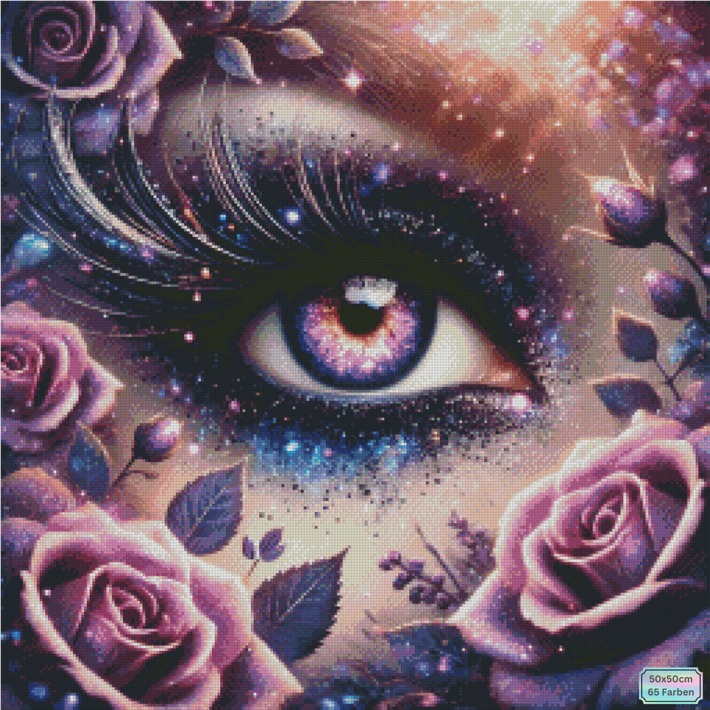 Diamond Painting Beautiful Rose Eye ©linchens_bunte_welt