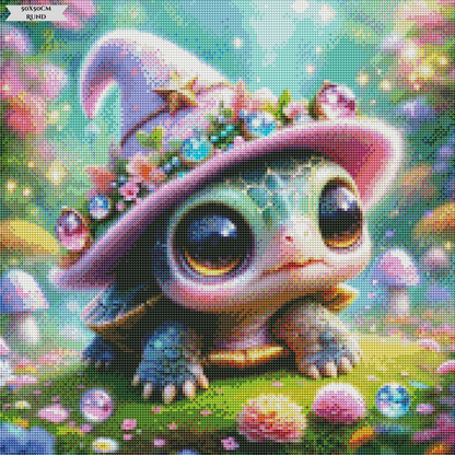 Diamond Painting Bewitched Turtle ©sandrietta_ai