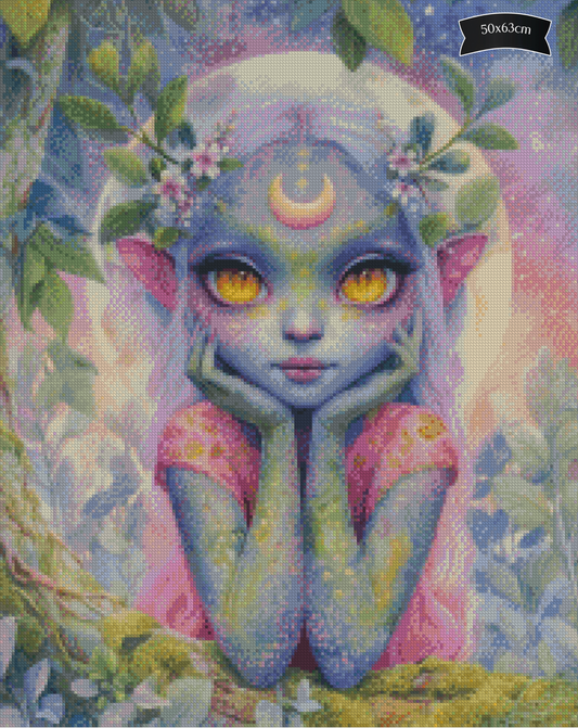 Diamond Painting Cosmic Daydream von Salzkatze.ai