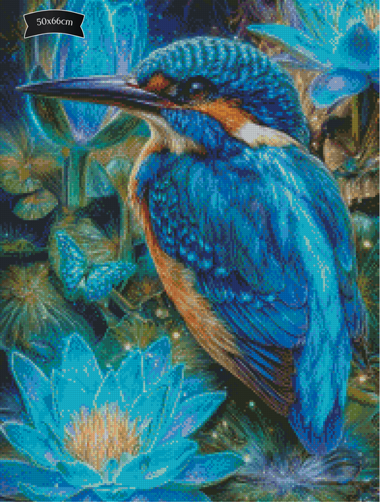 Diamond Painting Wächter der Blauen Lotuswelt von Sandrietta_ai