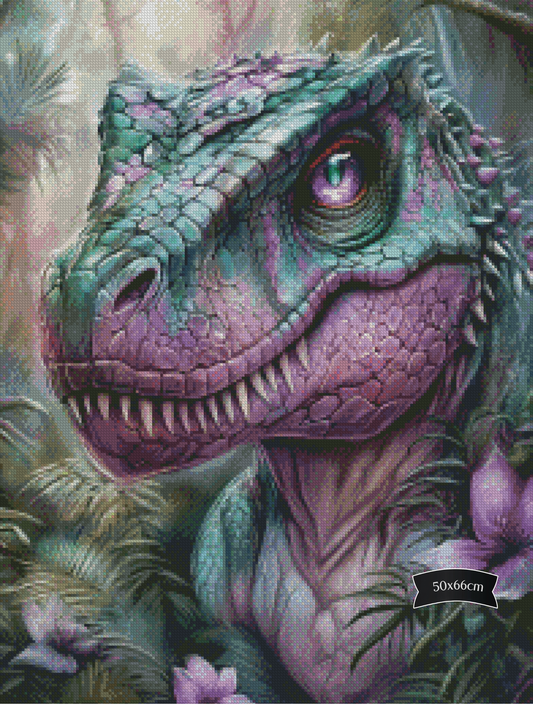 Diamond Painting Das Auge der Urzeit von Trudis_ai_art