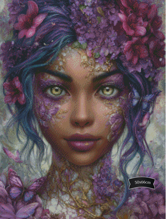 Diamond Painting Florales Selbst von Trudis_ai_art