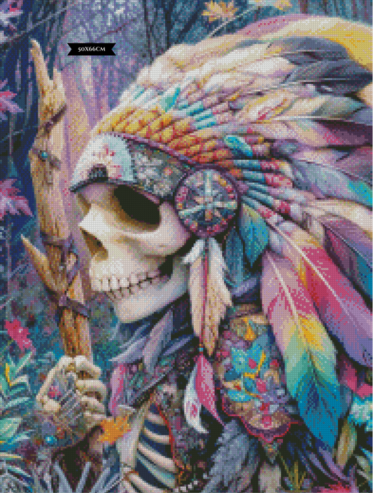 Diamond Painting Bones Of Wisdom ©salzkatze.ai