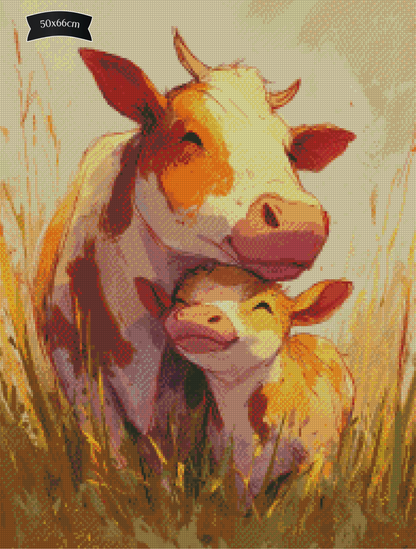 Diamond Painting Geborgenheit von Salzkatze.ai