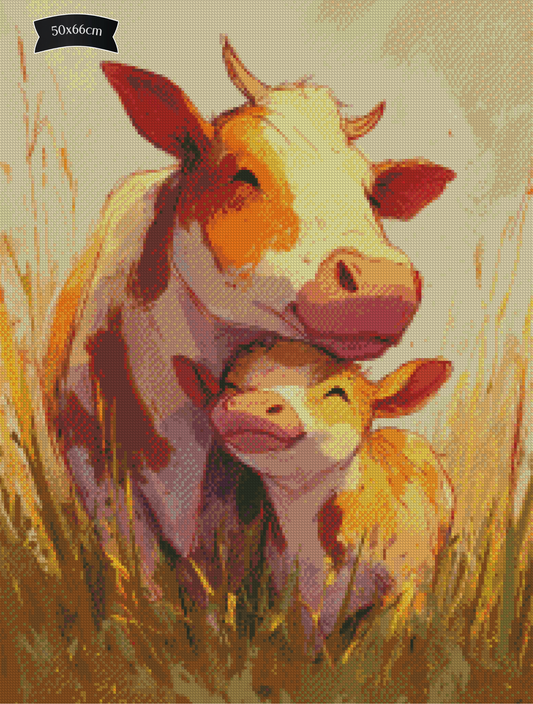 Diamond Painting Geborgenheit von Salzkatze.ai