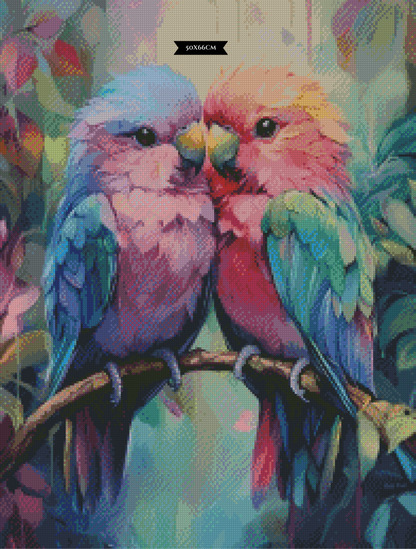 Lovebirds ©salzkatze.ai