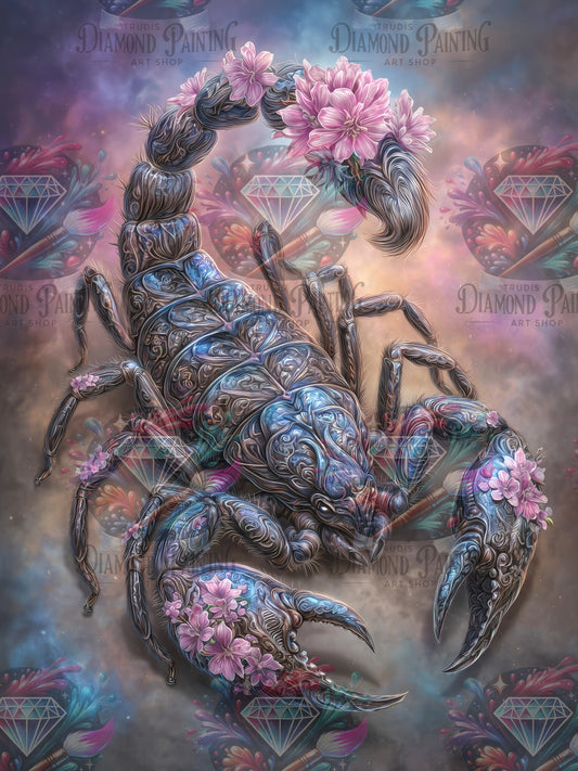 Diamond Painting Stille Intensität (Skorpion) ©salzkatze.ai