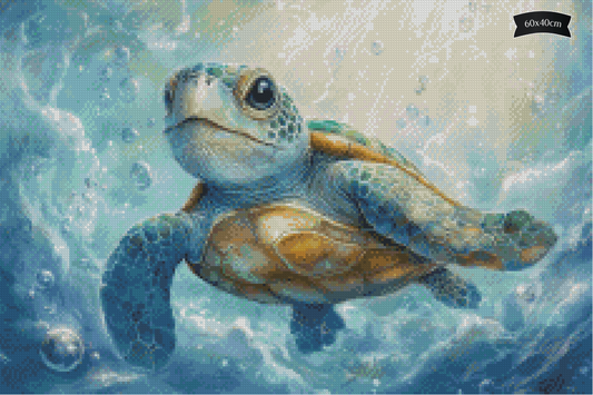 Diamond Painting Meeresrauschen von Salzkatze.ai