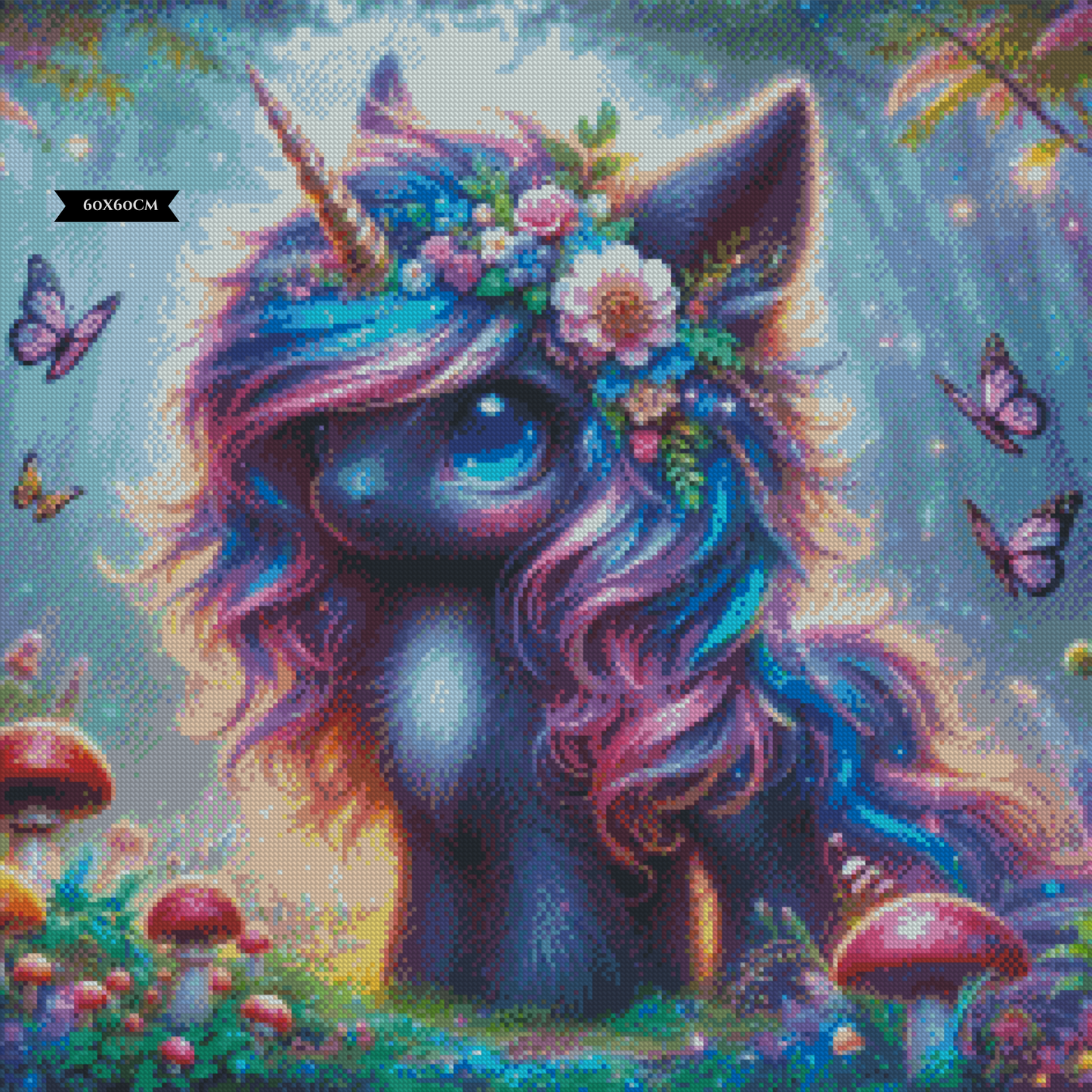 Diamond Painting The Enchanted Unicorn ©Lexxy Ai