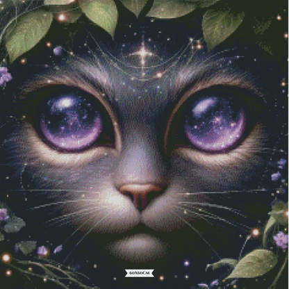 Diamond Painting Astral Whiskers von ©sandrietta_ai
